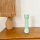Vase en céramique graphique vert pastel