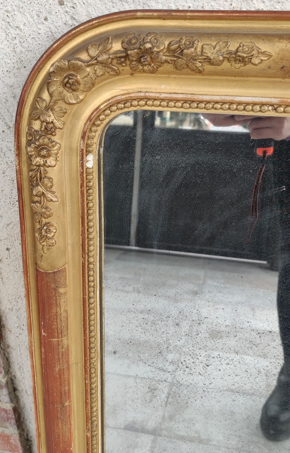 Gilded mirror Louis Philippe 71x94cm