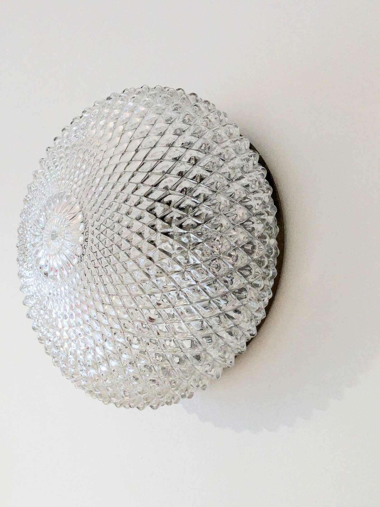 Limburg ceiling light with diamond points