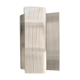 Italian stainless design sconce