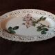 Barbotine style porcelain dish