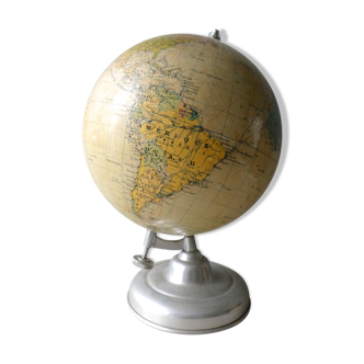 Mappemonde globe terrestre Taride des années 50