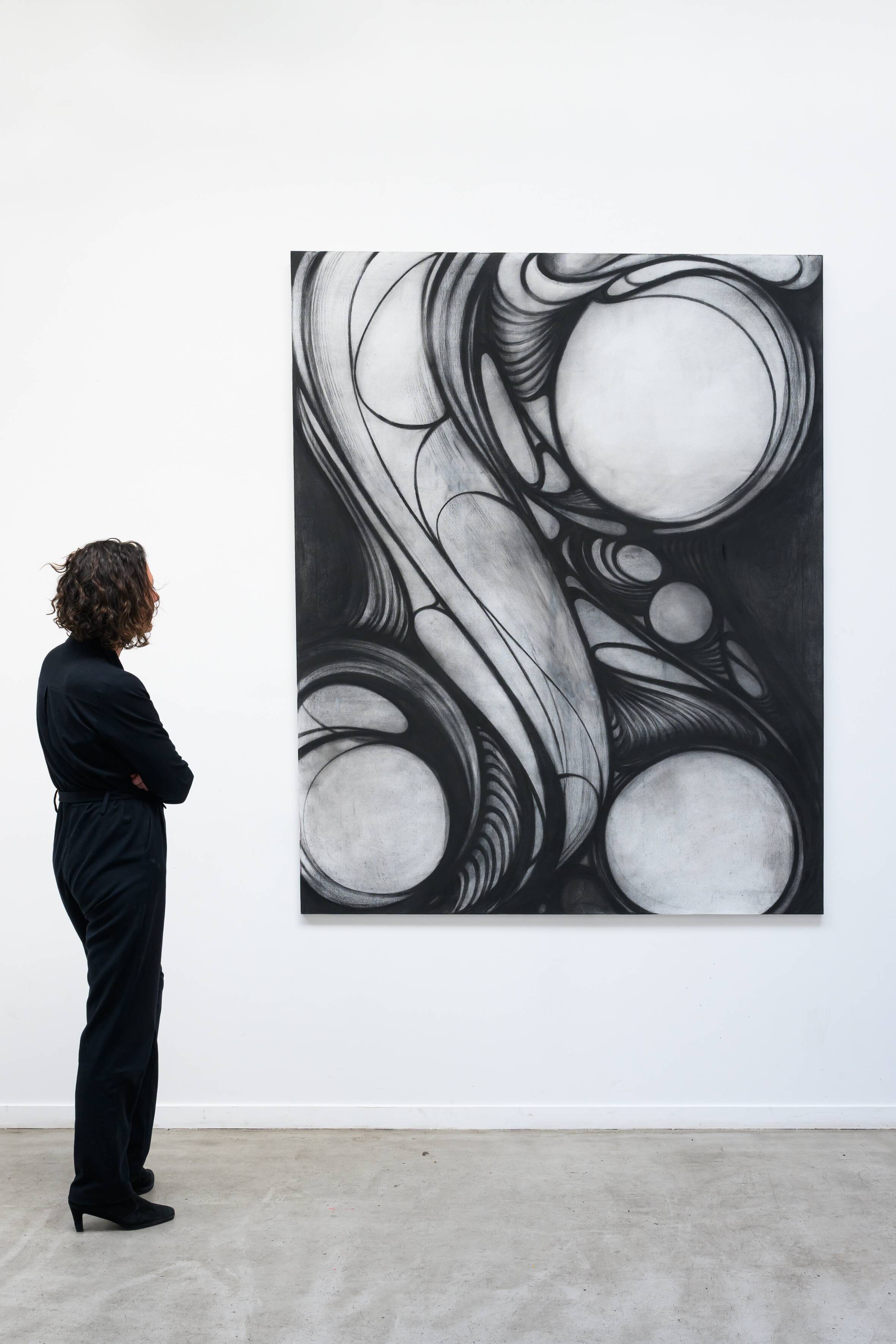 "Shape of femininity" Contemporary painting Harrison Prignet