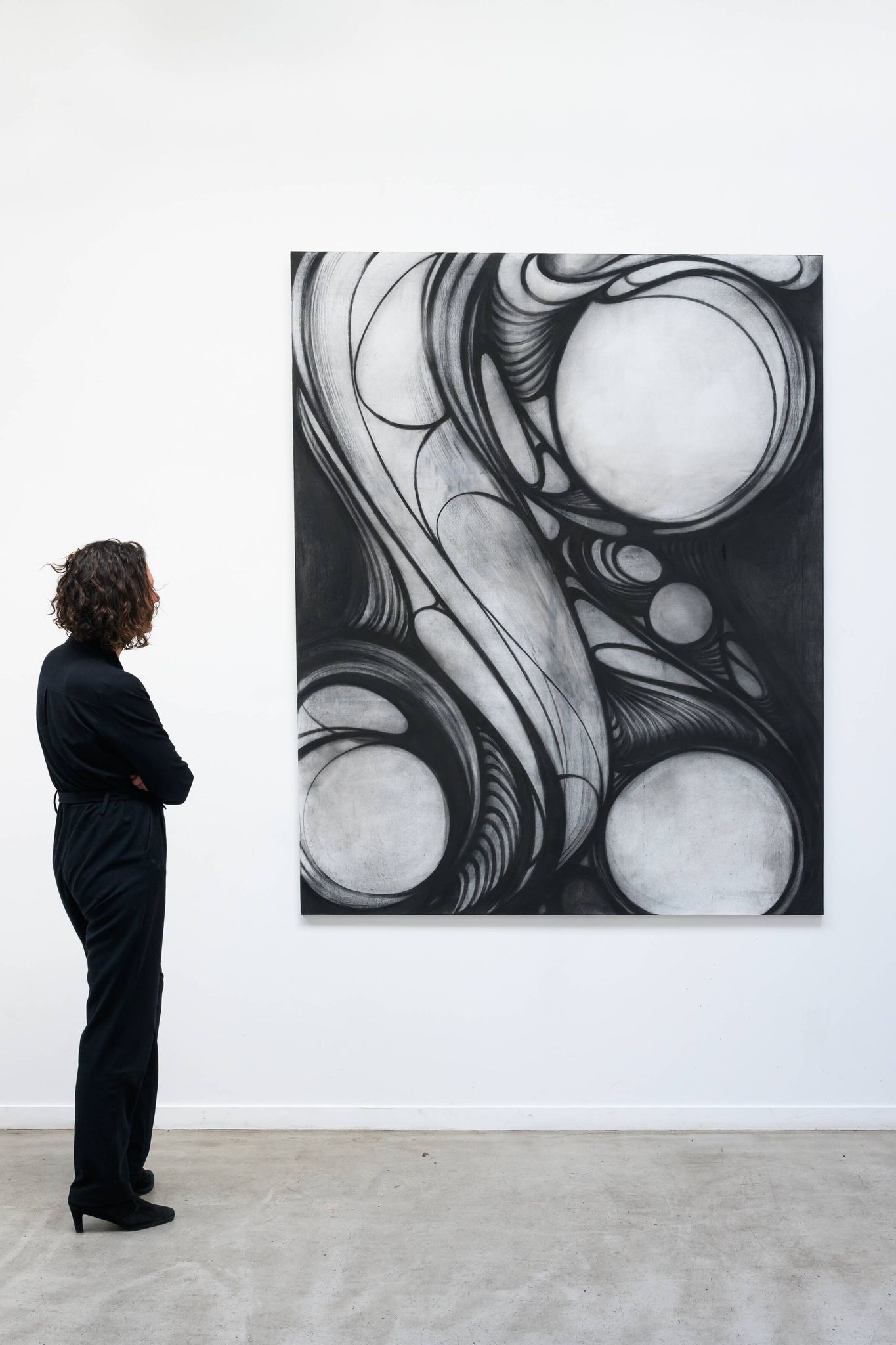 "Shape of femininity" Contemporary painting Harrison Prignet