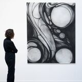 "Shape of femininity" Contemporary painting Harrison Prignet