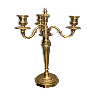Louis XVI-style silver bronze chandelier