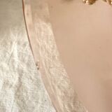 Art Deco pink glass basin pendant light