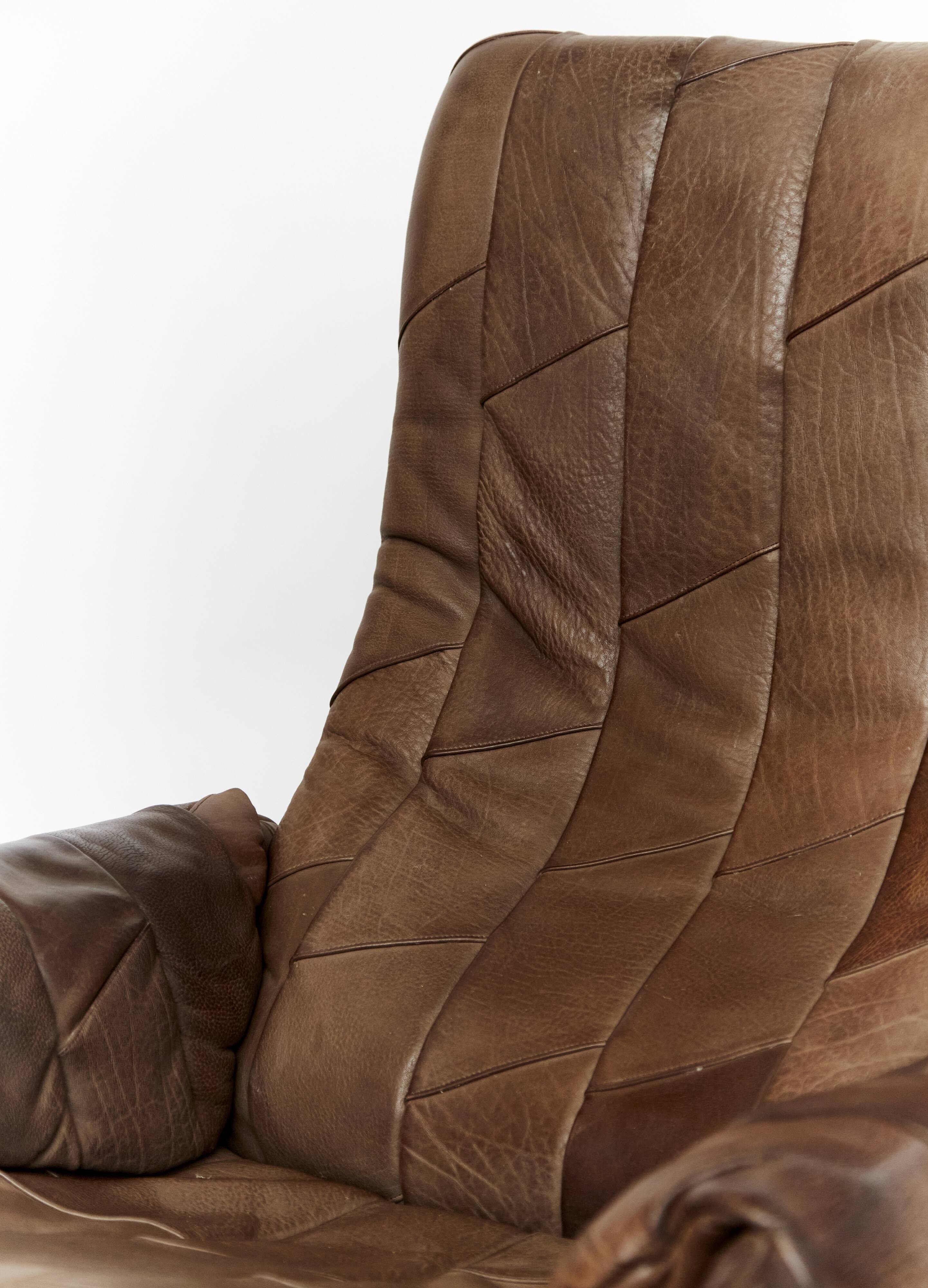 Fauteuil patchwork DS-50 de De Sede, années 1970