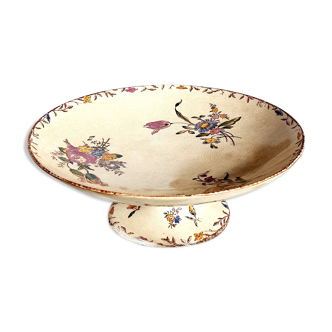 Compotier ou plat sur pied piedouche ancien