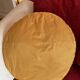 Large round Art Deco embroidered cushion
