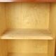 Large teak veneer display cabinet, 1960s design, 110 cm.