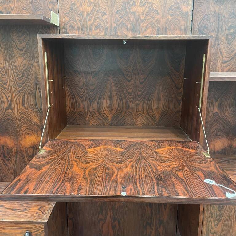 Extraordinary Rio rosewood bookcase