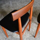 Series of 4 chairs by Hans Olsen for Frem Rojle