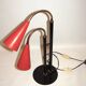 Lampe de bureau en métal et laiton, 1970