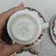 Vintage tea/coffee service in porcelain from Japan - Peacock birds