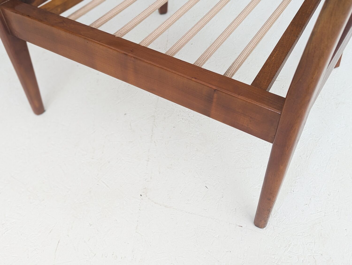 Mid-Century Wilhelm Knoll Cherry Wood Armchairs, Germany, 1960s