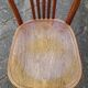 2 Fischel chairs N°196 around 1930 wooden seat- 5 bars