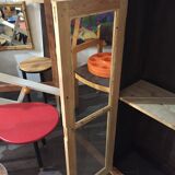 Pine display cabinet