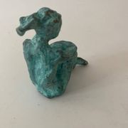 Femme assise - bronze original d’art