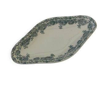 Earthenware dish from saint amand. argenton model.