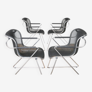 Pénélope armchairs by Charles Pollock for Castelli