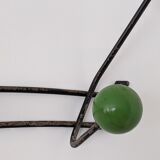 Vintage ball coat rack