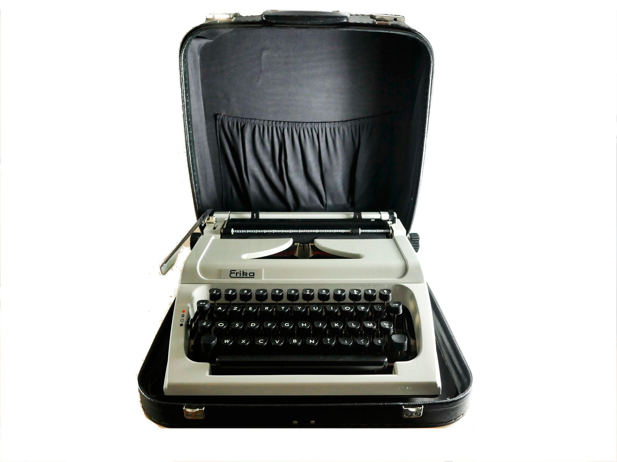 Erika 150 grey collector typewriter revised new ribbon