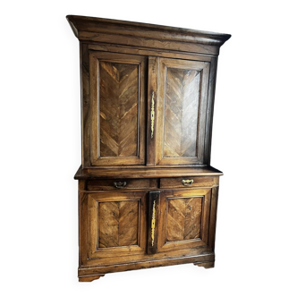 Louis Philippe double body sideboard 19th century solid cherry wood