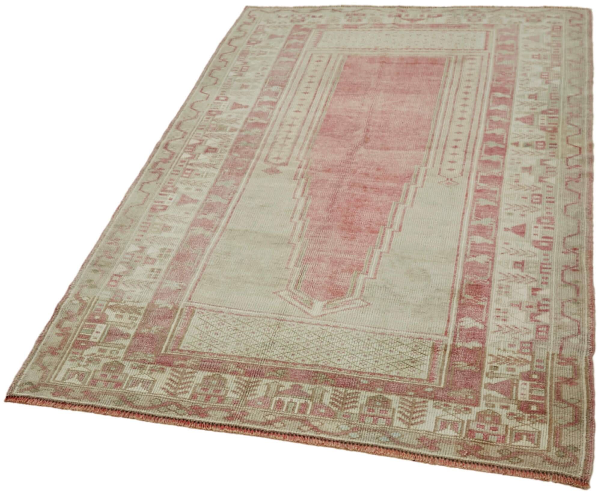 Turkish Vintage Anatolian Rug 127 cm x 190 cm