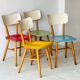 Chaises de salle à manger de Ton, années 1950.