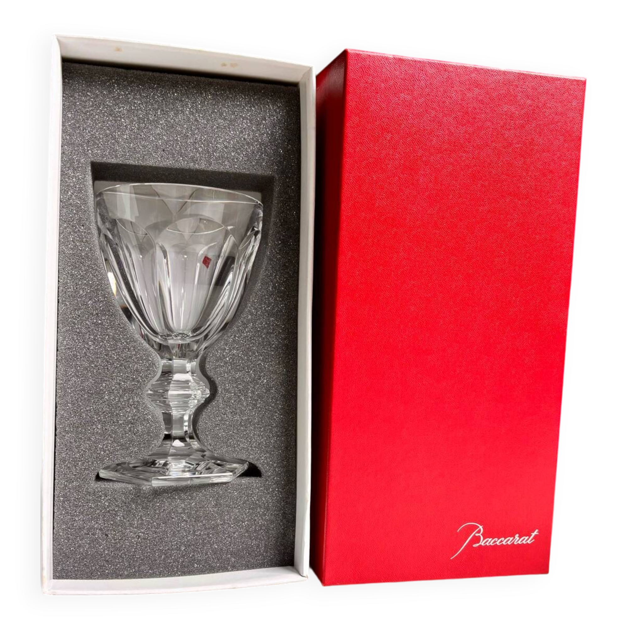 Harcourt verre à eau dans sa boîte Baccart
