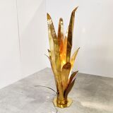 Lampadaire en laiton Aloe Vera par Bottega Gadda, années 1970