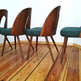Set of four chairs, designed by A. Suman, Tatra Nabytok, Czechoslovakia, 60s