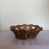 Teak fruit basket
