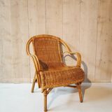 Rattan armchair