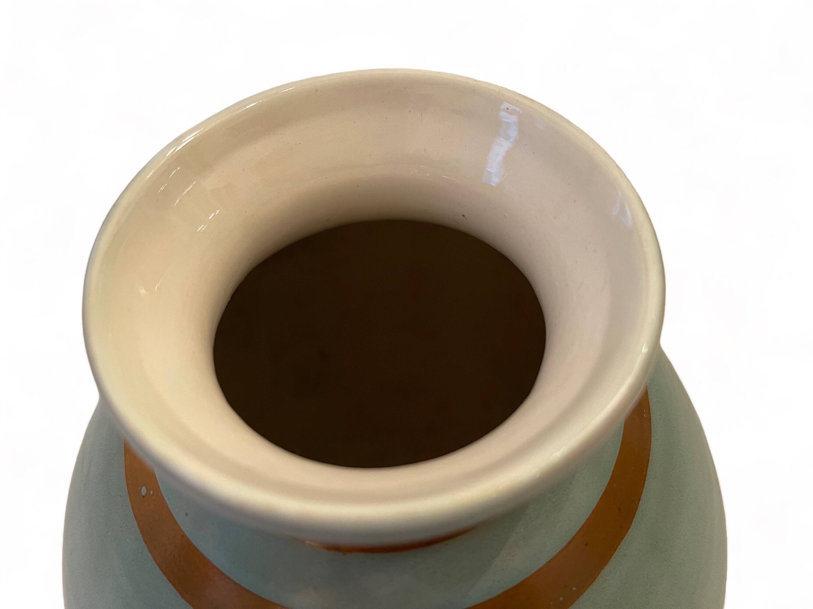 Boch Frères Keramis, Large Art-Deco Vase