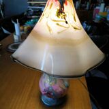 Large mushroom lamp in glass paste by Pascal GUYOT