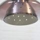 Vintage purple glass pendant lamp by Doria Leuchten 1970