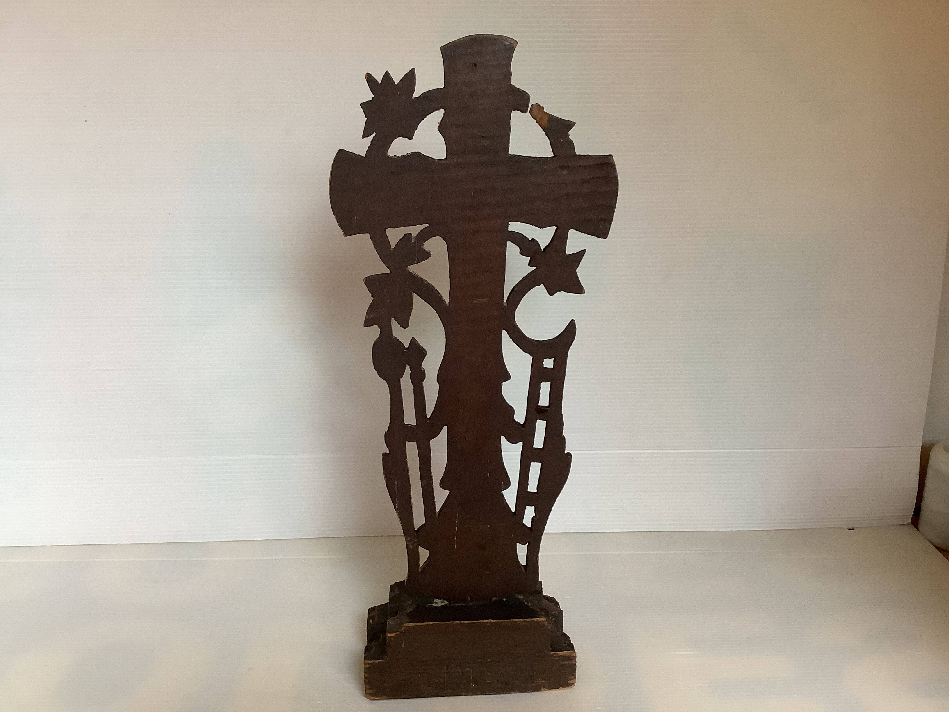 Old crucifix in Black Forest style