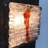 Vintage Italian brutalist wall light in wrought iron by Albano Poli for Poliarte, set of 2.