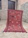 Handmade wool Berber rug: Moroccan Kilim Boho floor rug