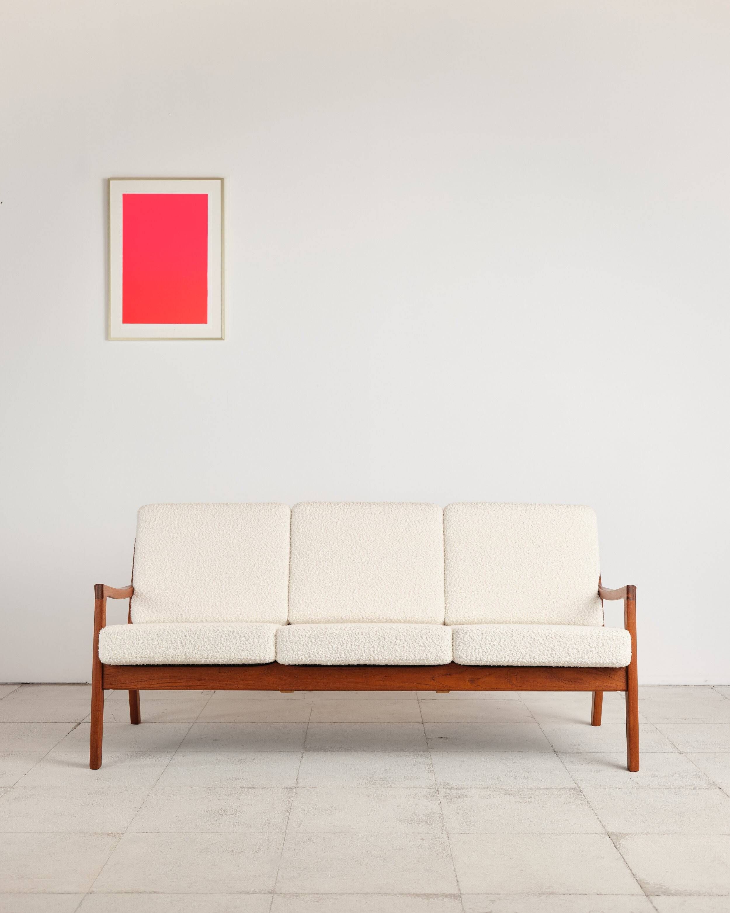 Senator 3-seater sofa in teak by Ole Wanscher, Denmark, 1950s.