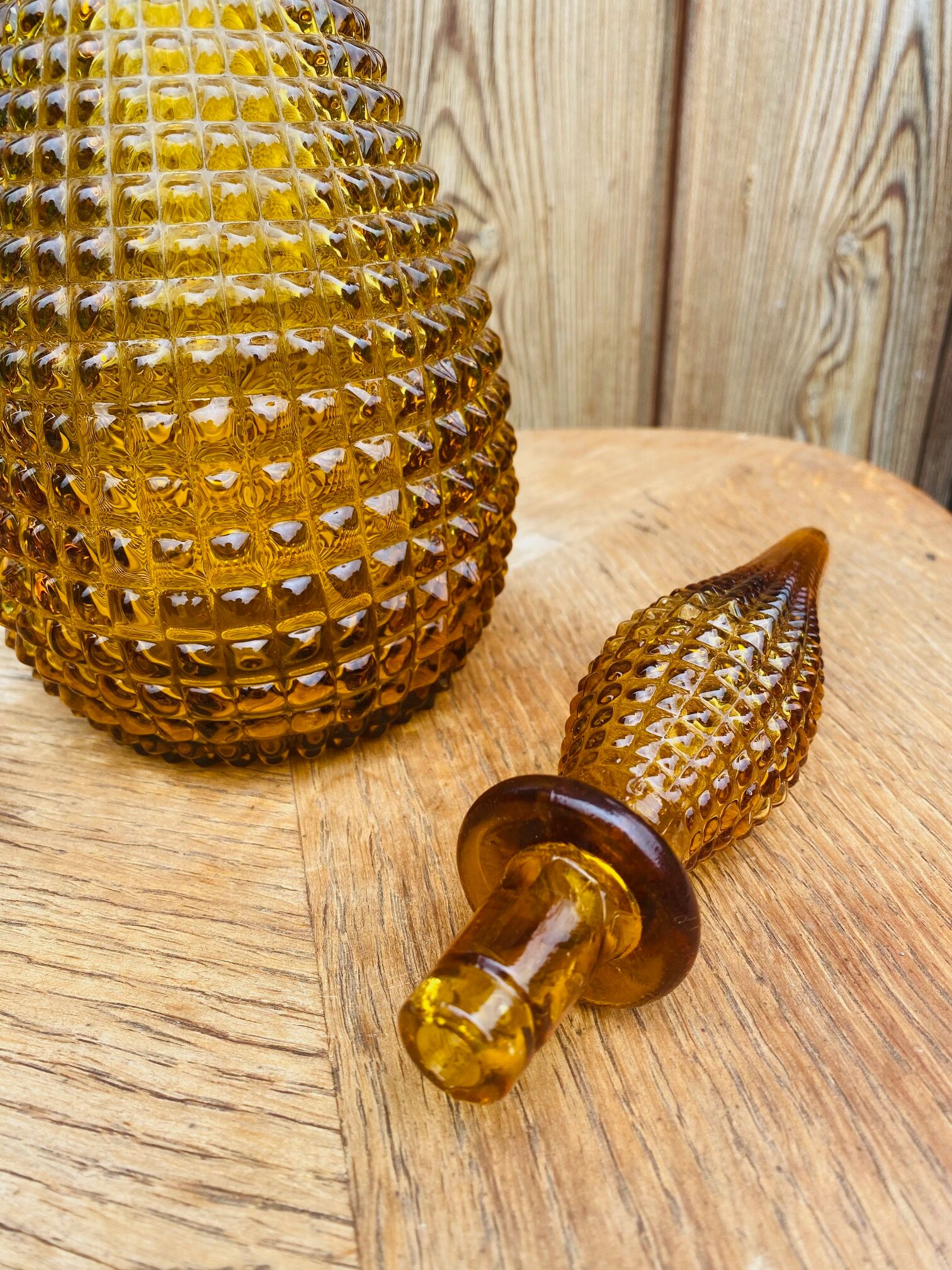 Italian decanter Empoli 70s