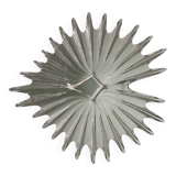 Textured glass centerpiece, made by Dartington