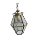 Lantern in glass and brass