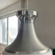 Suspension Stilux Milano en opaline des années 70