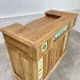 Rare Art Nouveau enamel counter