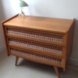 Commode en rotin