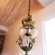 Chandelier, empire style lantern.