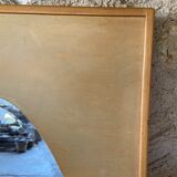 Oval mirror beveled 50s-60s